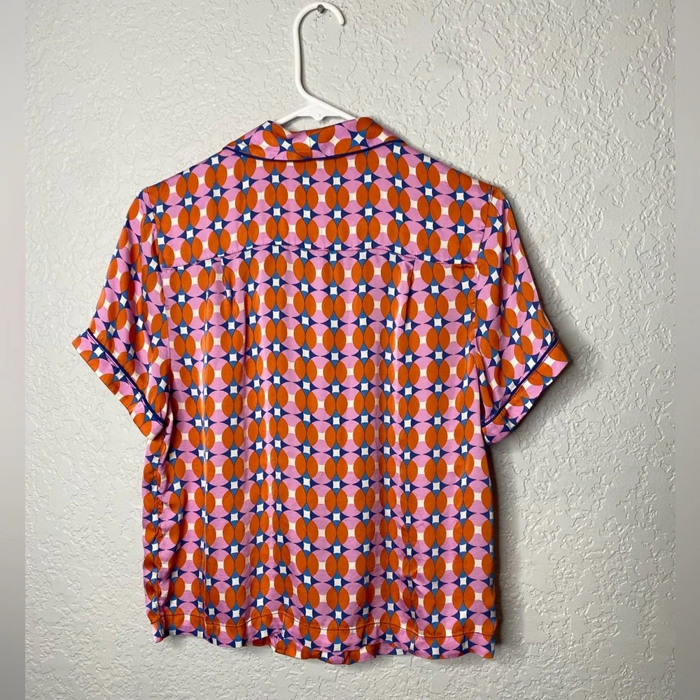 Anthropologie Orange and Pink Pajama Set - Picture 4 of 10